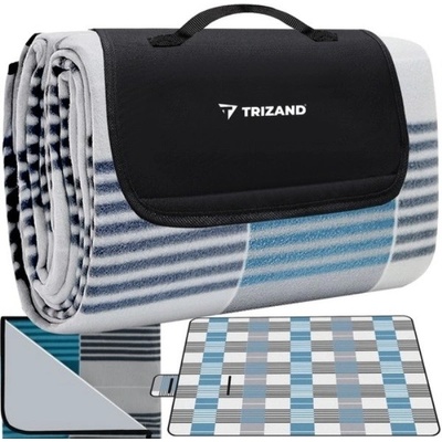 Trizand 21077 Pikniková deka 200x200 ALU proužek – Sleviste.cz