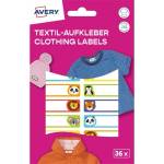 AVERY ETVET36A училищни ръкописни етикети 45x13 mm 36 бр. самозалепващи се етикети от животински текстил (ETVET36A)