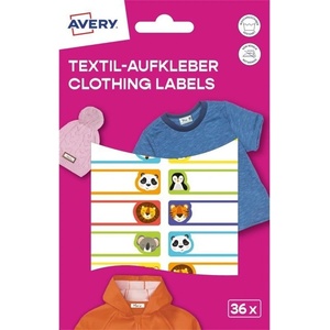 AVERY ETVET36A училищни ръкописни етикети 45x13 mm 36 бр. самозалепващи се етикети от животински текстил (ETVET36A)