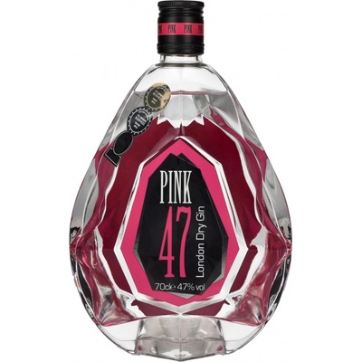 London Assy Pink Gin 47% 0,7 l (holá láhev)