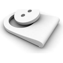 Pavax Bazénový lem Díl pro skimmer velký 48,5 x 51 - Ø25,5 cm, umělý pískovec bílý