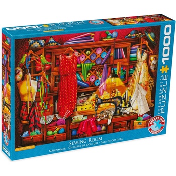 EUROGRAPHICS Пъзел Eurographics от 1000 части - Шивашко ателие, Чиро Марчети (60005347)