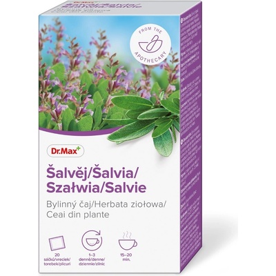 Dr.Max Šalvěj bylinný čaj 20 x 1,5 g