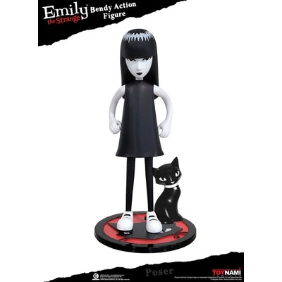 Emily the strange - Bendy Emily & Mystery Kitty - TONA13200