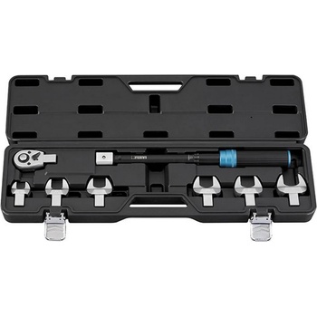 Image 1 of FERVI Комплект динамометричен ключ Fervi 0779/S120, 0779/S120 - 17, 22, 24, 26, 27, 30 mm, 3/8, 20-120 Nm, 390 mm, 7 броя (0779/S120)