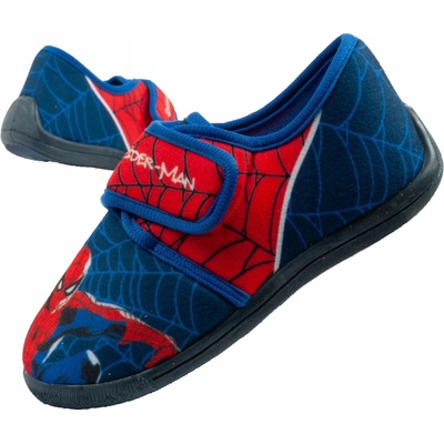 Papuče Spiderman elastické papuče do školky široké na suchý zips