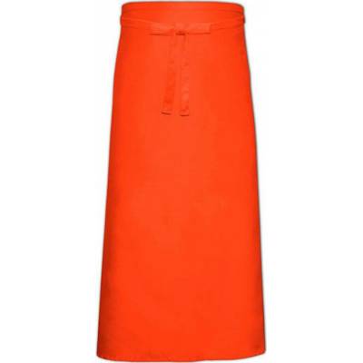 Link Kitchen Wear Francouzská keprová zástěra XXL 100 x 140 cm Oranžová, 100 x 140 cm X1140