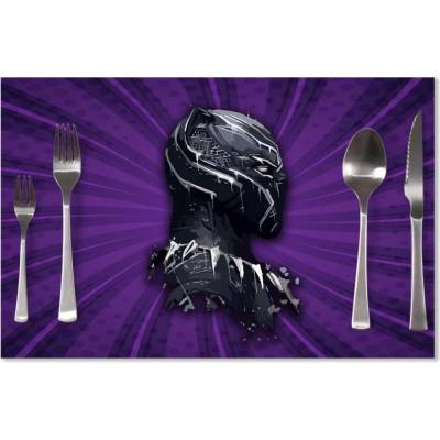 Sablio Prostírání BLACK PANTHER z profilu Fialový 40x30cm