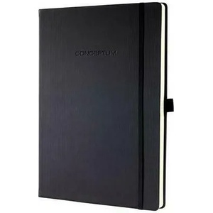 Sigel Conceptum exclusive hardcover lined notebook A6 black (SICO132)