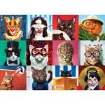 EUROGRAPHICS - Puzzle Funny Cats - 1 000 piese