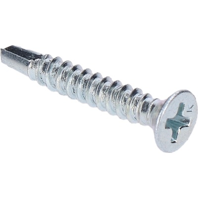 Skrutka samozávrtná 3,9 x 40 mm, zápustná hlava PZ a vrtáčik