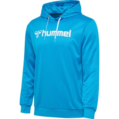 Hummel Logo Hoodie svetlomodrá