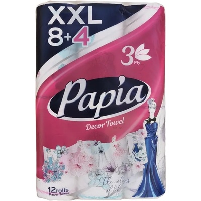 Papia домакинска хартия, Декор, 12 броя
