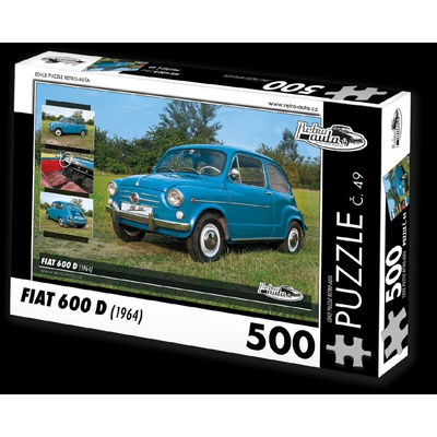 Retro-auta č. 49 Fiat 600 D 1964 500 dielov