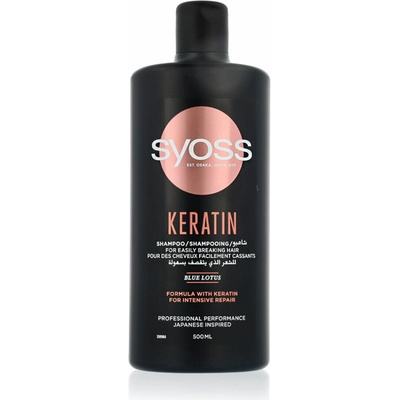 Syoss Keratin Shampoo 500 ml šampon s keratinem pro ženy