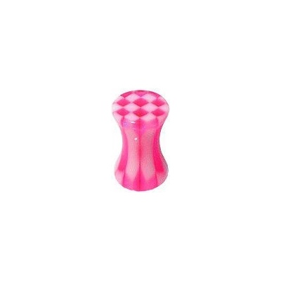 Šperky4U Akrylátový plug do ucha růžová PL01007-04P