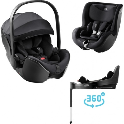 Britax Römer SET Baby-Safe Pro + Vario Base 5Z + Dualfix 5z 2024 Style Carbon Black