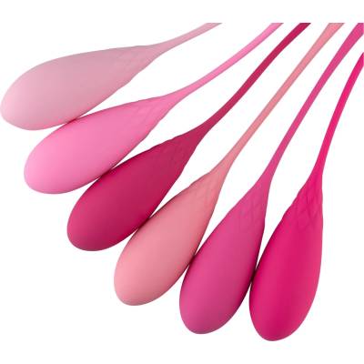 Тийзърс - Комплект от 6 броя гейша топчета (розови)