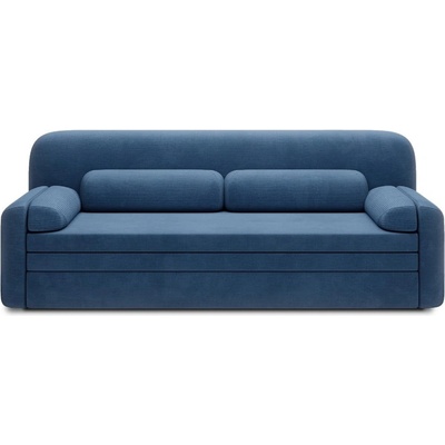 Eltap Син разтегателен диван с място за съхранение от рипсено кадифе 236 cm Elioss - ELTAP (SO-ELIO-40TAB)