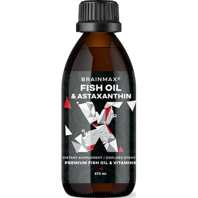 BrainMax Fish Oil & Astaxanthin Super Omega 3 275 ml