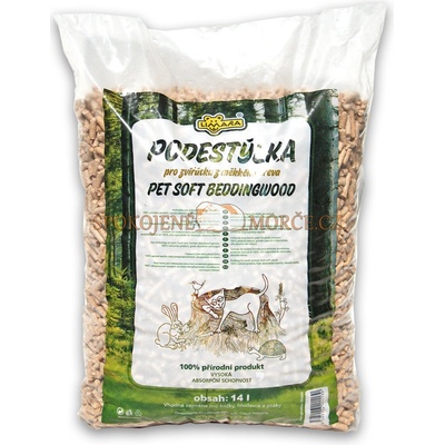 Limara Dřevěná měkká podestýlka 14 l