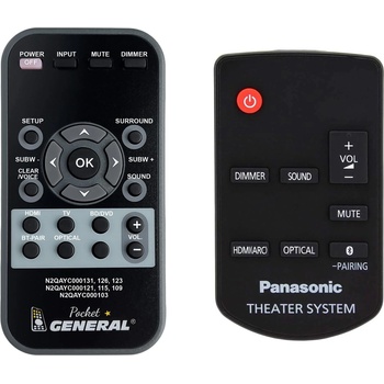GENERAL Panasonic n2qayc000123 - дистанционно управление дубликат (n2qayc000123)