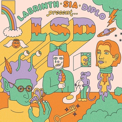 LSD - Labrinth, Sia & Diplo Present Lsd 5th Anniversary Coloured Vinyl, Re-Issue - Vinyl LP