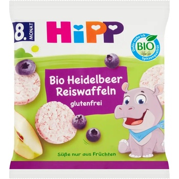 HiPP BIO Borůvkové rýžové oplatky 30 g