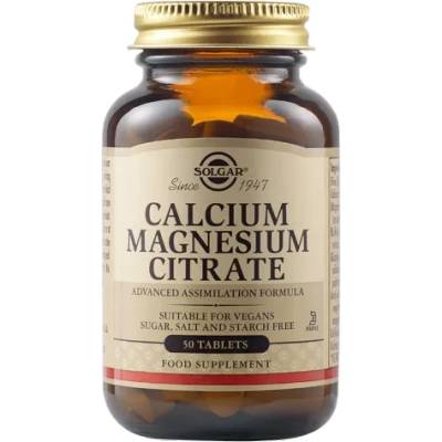 Solgar Calcium Magnesium Citrate, 50 tablets