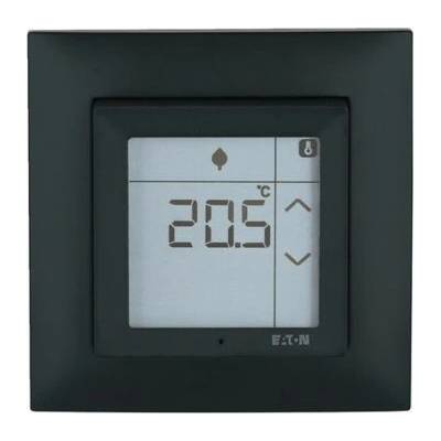EATON Termostat CPAD-00/199 dotykový s vlhkoměrem 10-95% IP20 černá