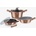 Berlinger Haus Metallic Line Rose Gold Edition 6 pcs (BH/7051)