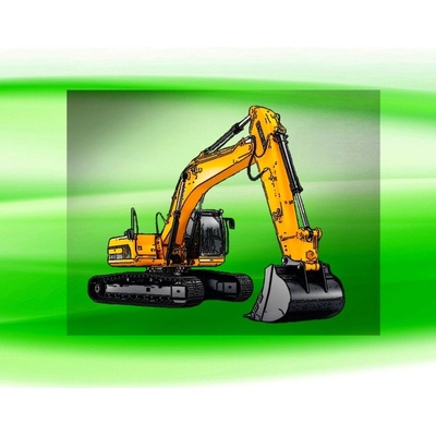JCB JS290 DTF nažehlovačka 19x16cm