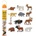 Safari Ltd Safari® Toob Животни от Северна Америка 12 фигурки (S697004)