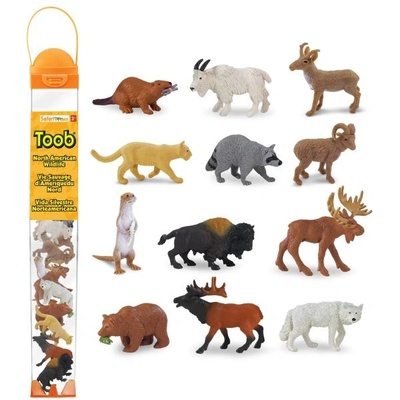 Safari Ltd Safari® Toob Животни от Северна Америка 12 фигурки