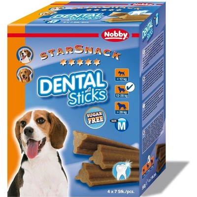 Nobby StarSnack Dental Sticks Medium dentálne maškrty 28 ks / 560 g