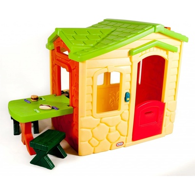 Little Tikes Domek s piknikovým stolem Natural