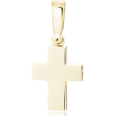 Olivie Stříbrný přívěsek KŘÍŽEK GOLD 9407