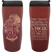 CurePink Cestovní hrnek Harry Potter Gryffindor 355 ml