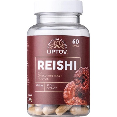 Konopná farma Liptov Reishi 600 mg 60 kapsúl