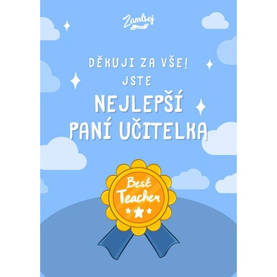 Přání pro paní učitelku