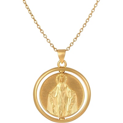 HARAHU Колие Дева Мария - Златен kp38858 (38858)
