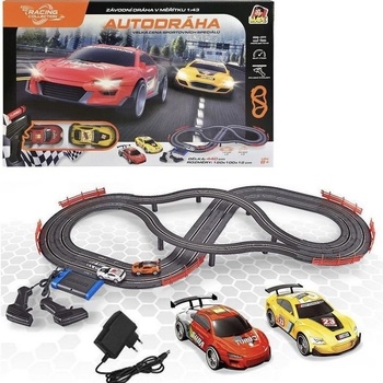 Made 11475 autodráha 2 auta 2 ovladače s Charger