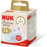 Nuk Силиконови биберони NUK - Nature Sense, Softer, размер L, 2 броя (old- 10709306)