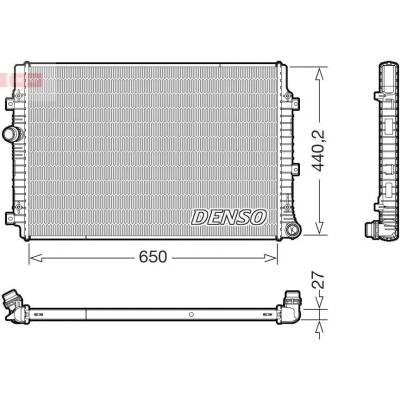 Chladič, chlazení motoru DENSO DRM32059