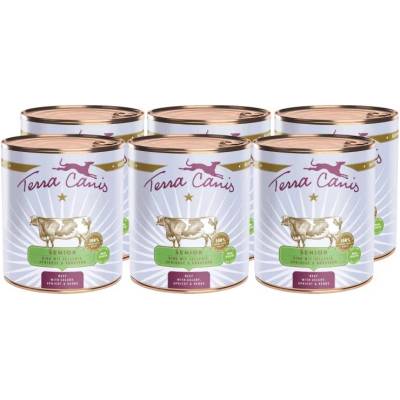 Terra Canis Senior Beef с целина, кайсии и билки 6 x 800 г
