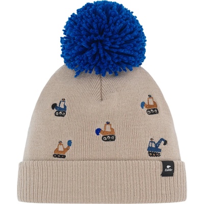 Eisbär Talur Pompon MÜ Brushed Silver/Lapis