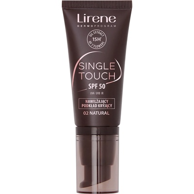 Lirene Single Touch hydratačný make-up na tvár s SPF50 natural 30 ml