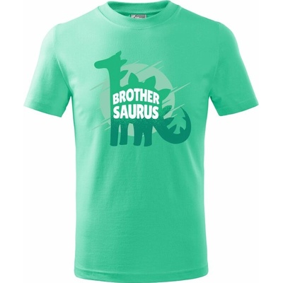 Detské tričko s potlačou Brothersaurus