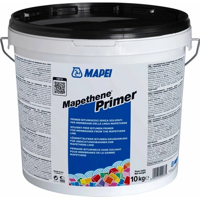 MAPEI Mapethene Primer základný penetračný náter pre hydroizolácie 10 kg Čierna