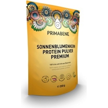 PRIMABENE Слънчогледово семе Premium bio, протеин на прах, сурово - 200 г